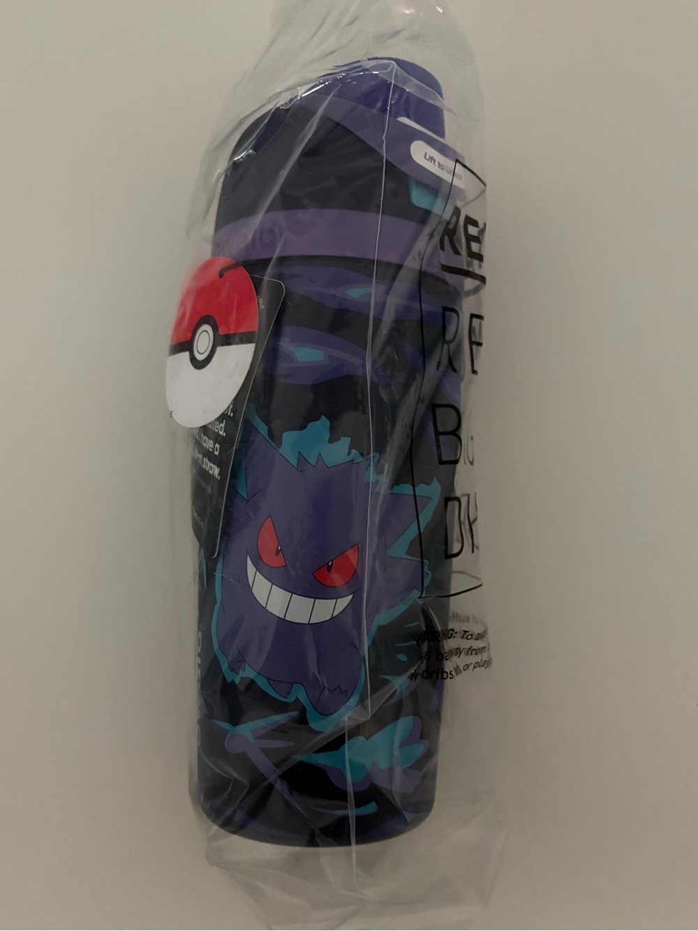 NEW Pokémon x Owala FreeSip 24oz Water Bottle - Gengar